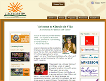 Tablet Screenshot of circulodevida.org